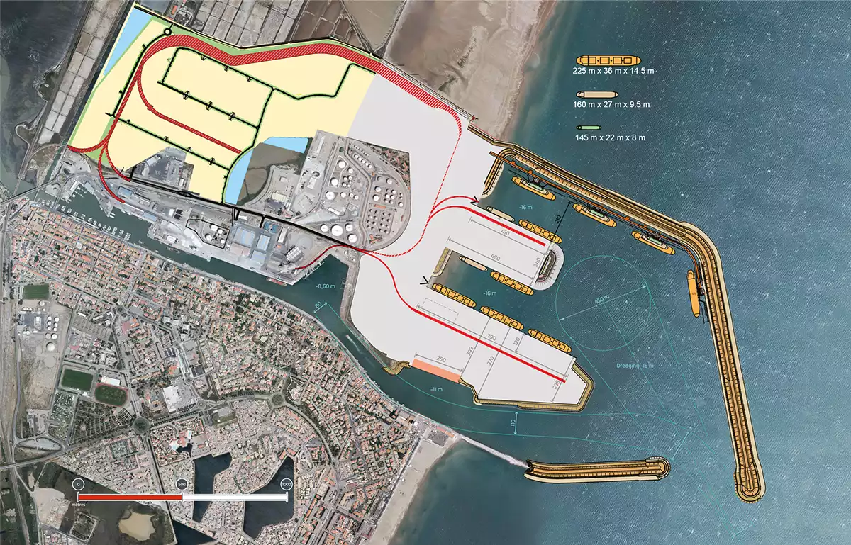 Plan Nouveau Port de Port la Nouvelle